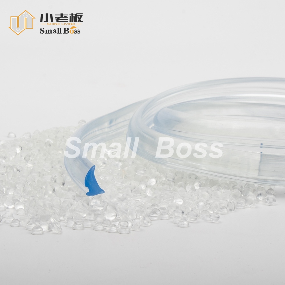 High-elastic transparent soft PVC Compound for sealing strips/sealing parts