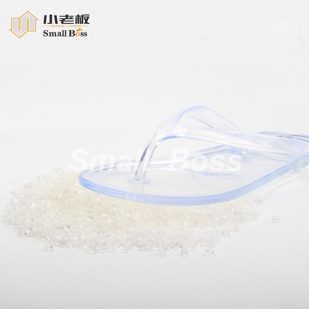 Transparent soft PVC Compound for flip-flop straps and slippers