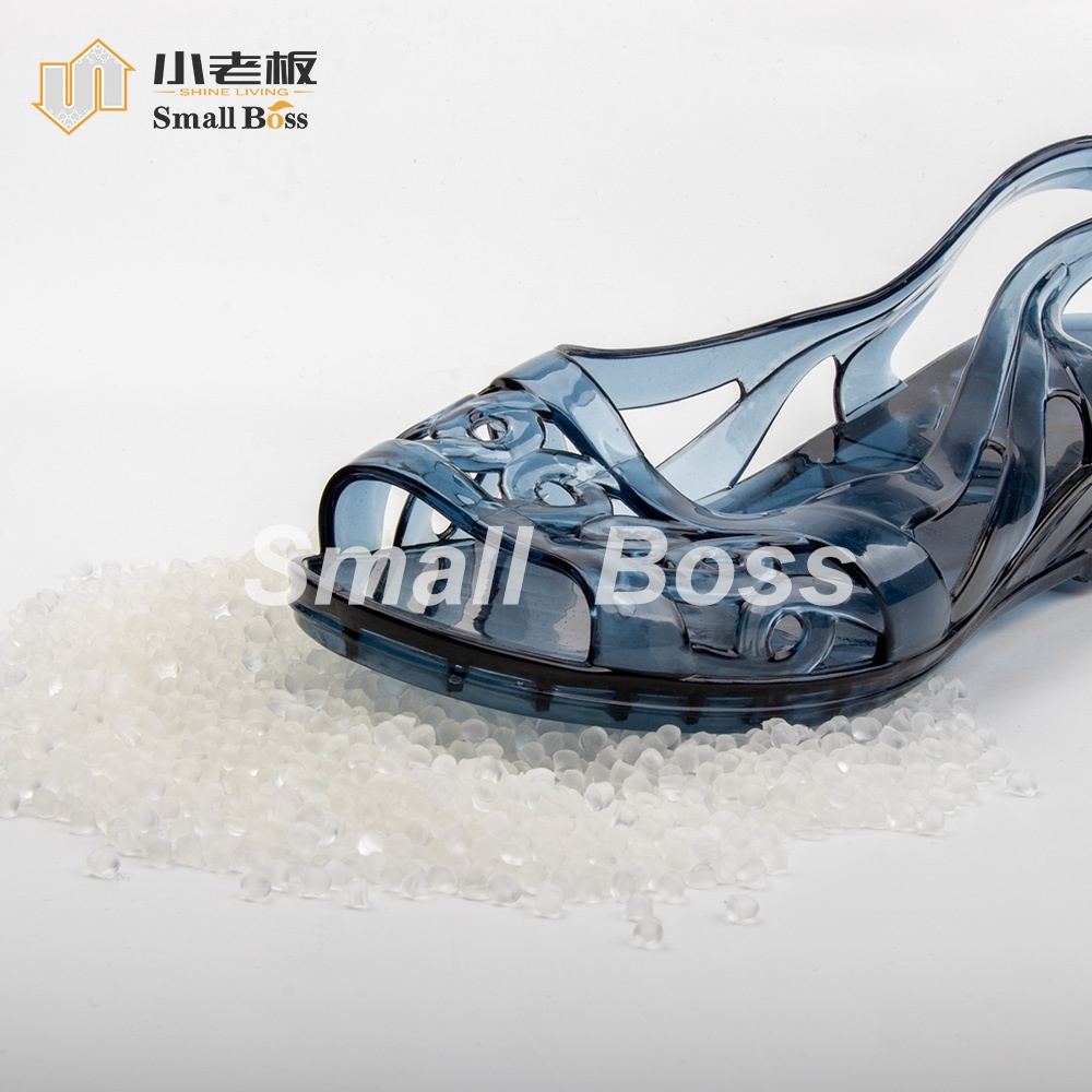 Transparent soft PVC Compound for flip-flop straps and slippers