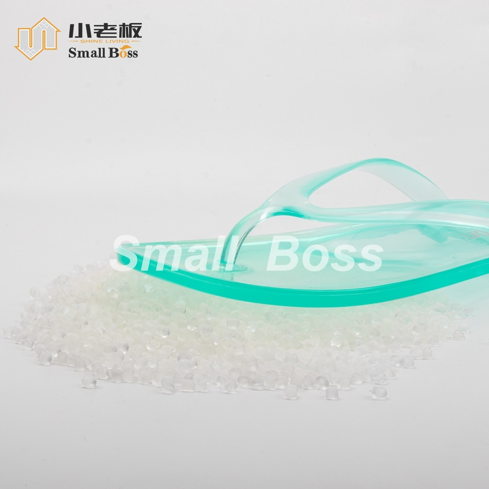 Transparent soft PVC Compound for flip-flop straps and slippers