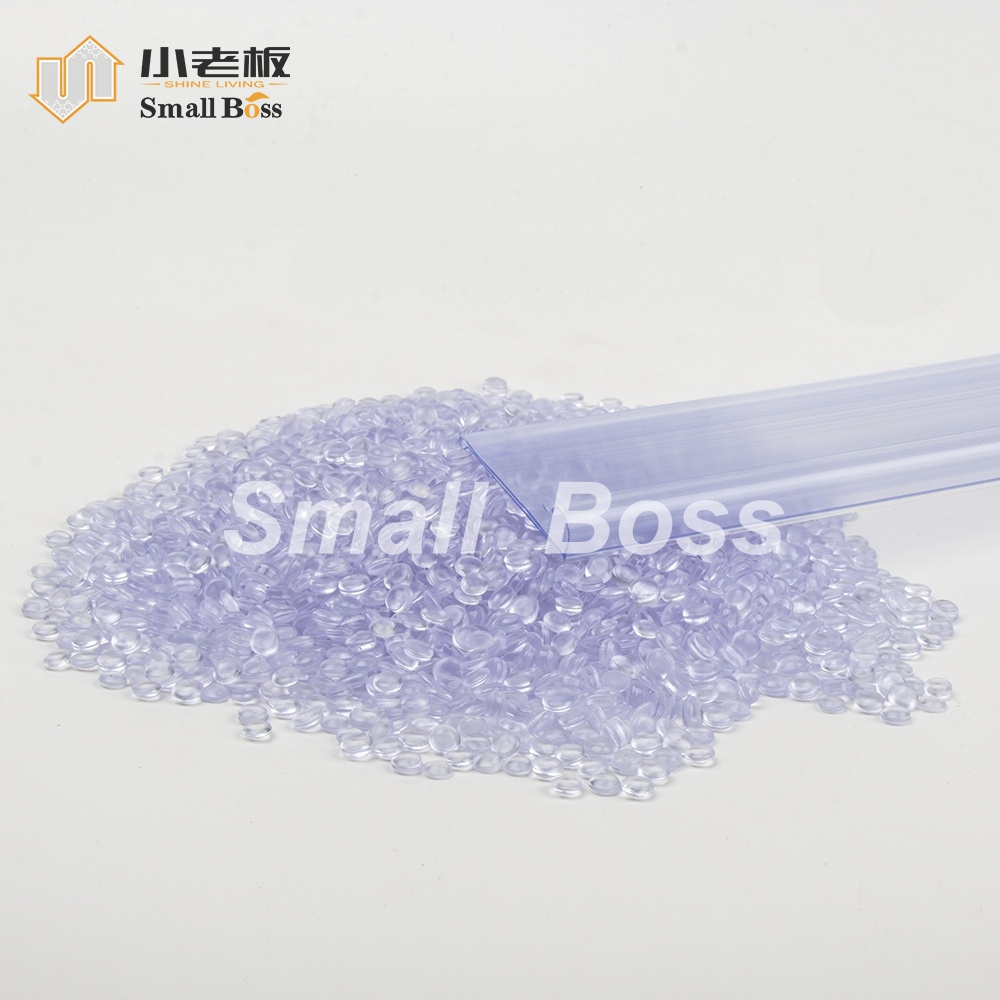 High transparent rigid PVC Compound for supermarket price strips/supermarket label strips