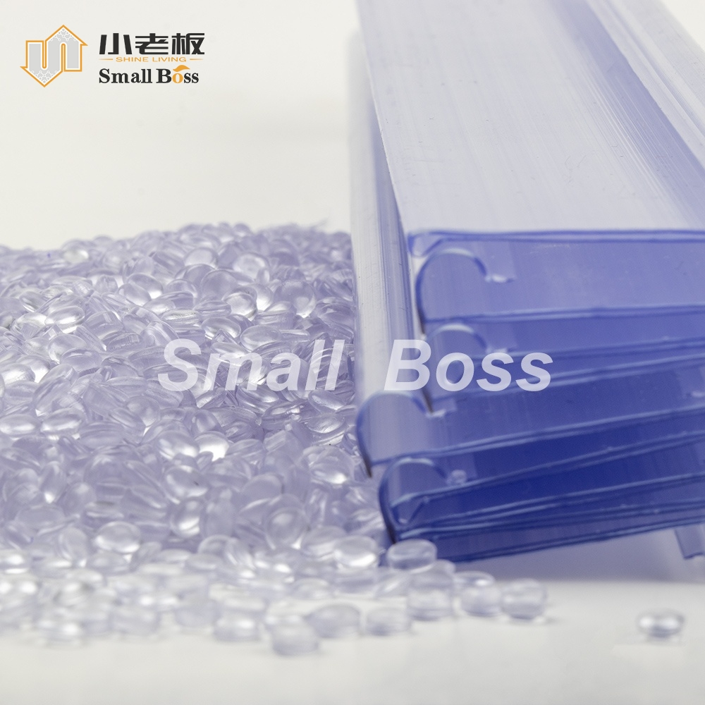 High transparent rigid PVC Compound for supermarket price strips/supermarket label strips
