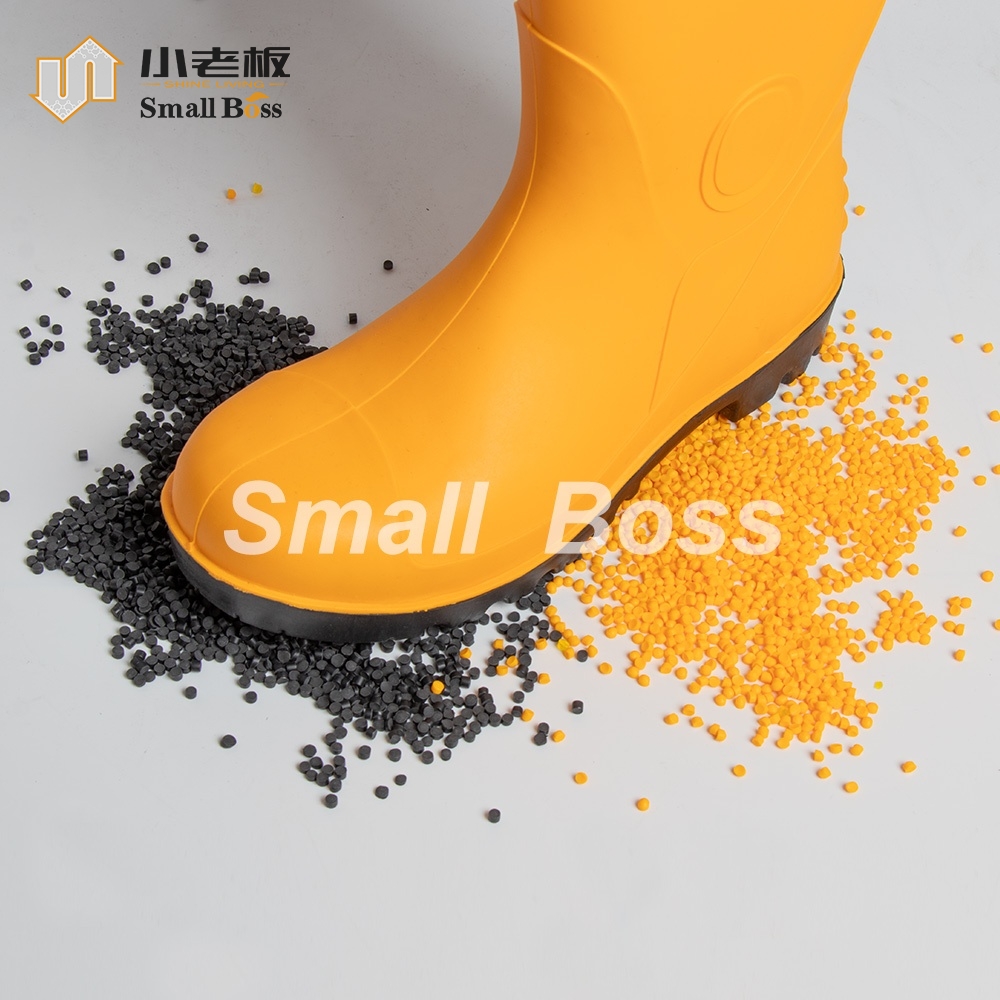 Flexible anti-aging soft PVC Compound for high-top rain boots