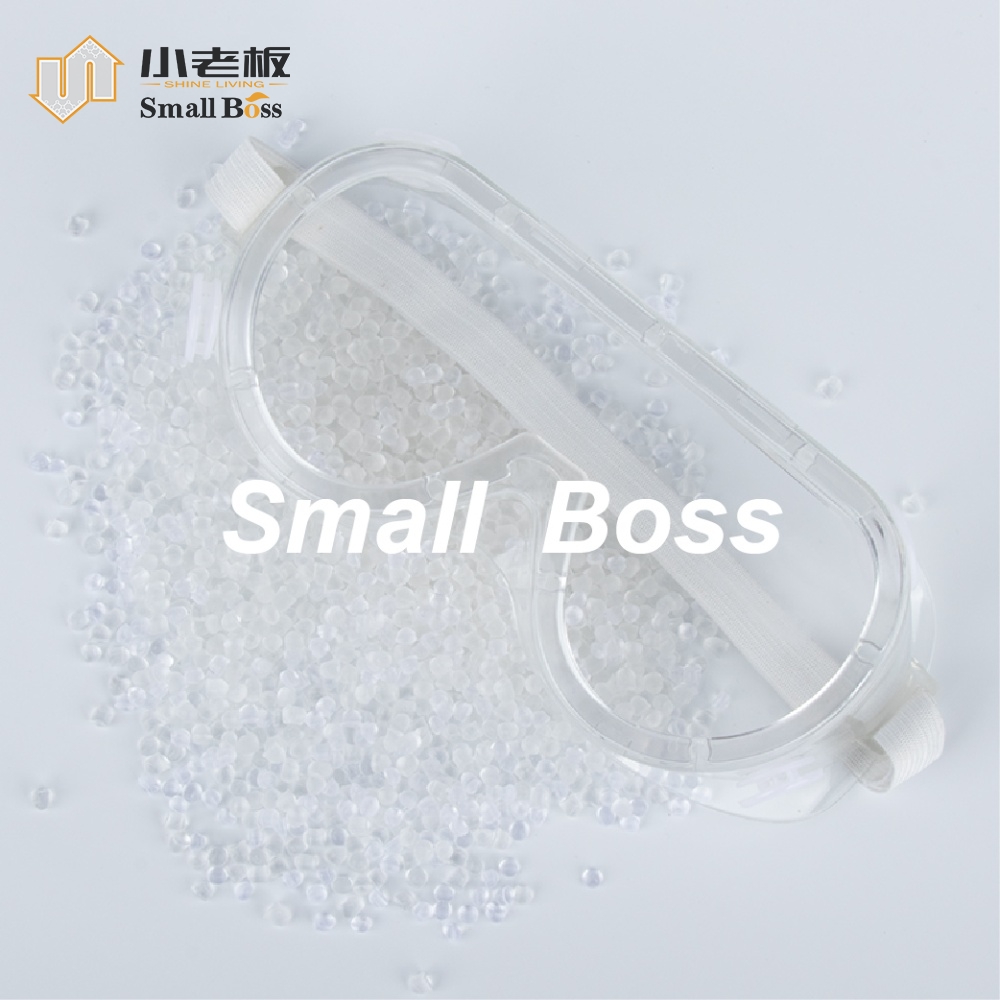 Transparent rigid PVC Compound for goggles