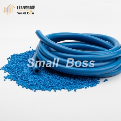 Pressure resistant soft PVC Compound for gas pipes